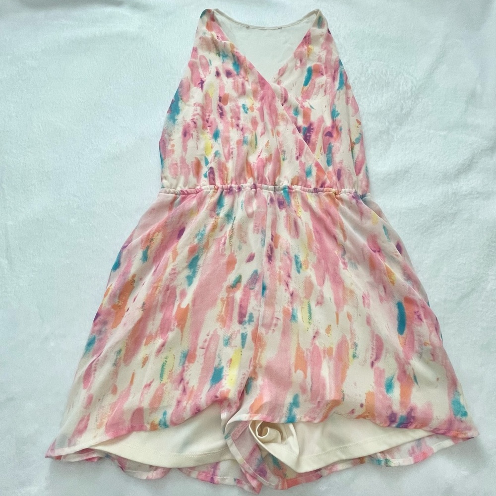 Forever 21 x Rory Beca Watercolor Romper - LARGE